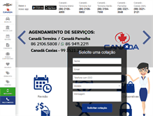 Tablet Screenshot of canadaveiculos.com.br